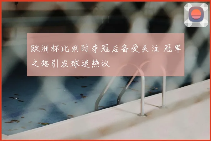 欧洲杯比利时夺冠后备受关注 冠军之路引发球迷热议
